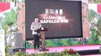 Kapolda NTB Irjen Pol Mohammad Iqbal meluncurkan lomba Kampung Sehat NTB jilid 2 yang berlangsung sejak 10 Februari sampai 20 Mei 2021.(Istimewa)