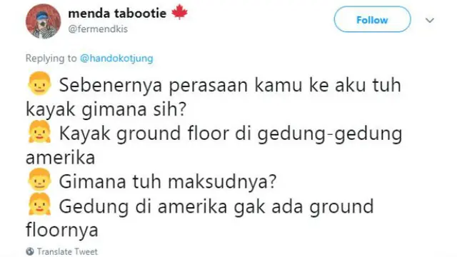Alih-alih bikin galau berkepanjangan, para warganet justru membuat percakapan kocak soal perasaan.