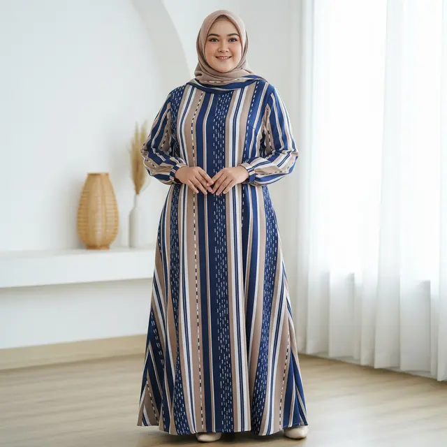 Gamis untuk Muslimah Pendek atau Berisi agar Terlihat Jenjang