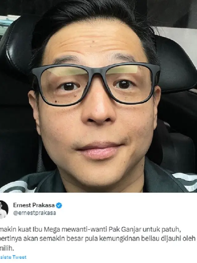 Ernest Prakasa - Ganjar Pranowo (Foto: Twitter/@ernestprakasa)