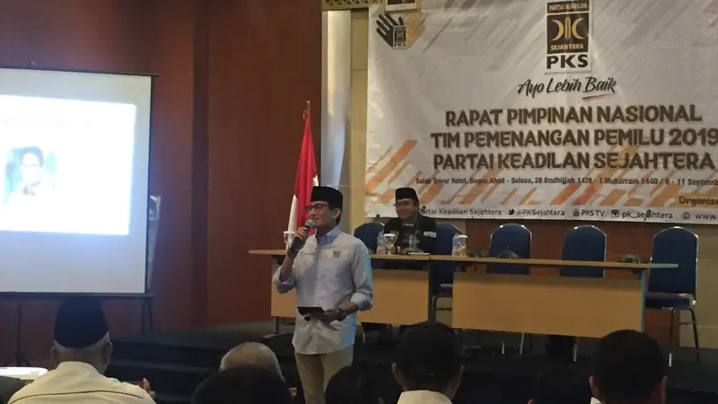 Bakal Calon Wakil Presiden Sandiaga Uno (Liputan6.com/M Radityo)