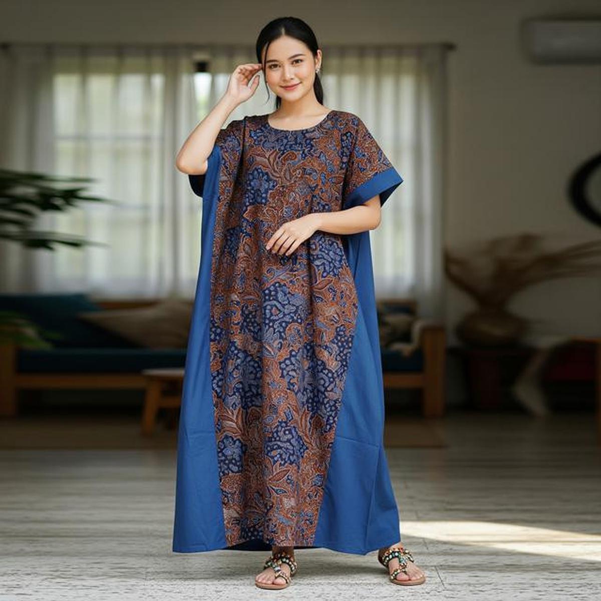 7 Model Daster Batik Kombinasi Polos, Pilihan Tepat untuk Santai di Rumah