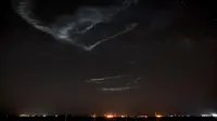 Awan buatan roket NASA. (Foto: NASA)