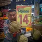 Durian J-Queen dengan harga Rp 14 juta ramai jadi perbincangan publik (Dok.Instagram/@realplazaasiatasik/https://www.instagram.com/p/BtDWcoIH5wh/Komarudin)