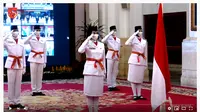 Inilah sederet Paskibraka 2020 yang dikukuhkan Presiden Joko Widodo atau Jokowi di Istana Negara pada Kamis, 13 Agustus 2020 pukul 13.00 WIB.