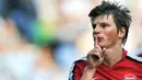 Arsenal's Andrei Arshavin celebrates scoring Arsenal's third goal against Wigan Athletic during English Premier League match at JJB Stadium in Wigan, on April 11, 2009. AFP PHOTO/PAUL ELLIS