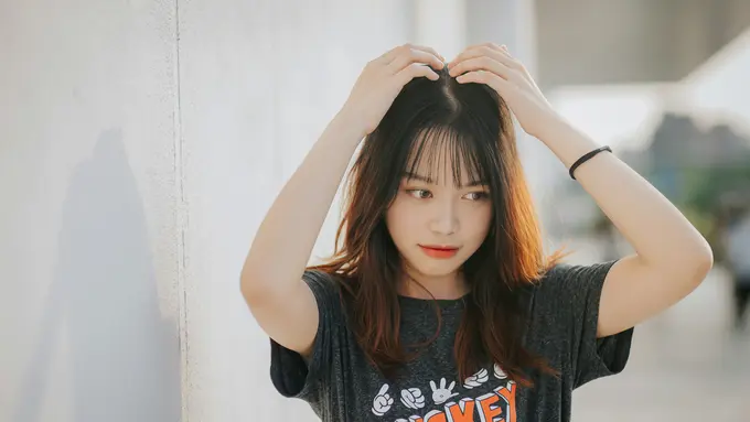 Ilustrasi perempuan korea