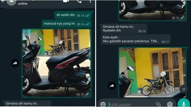 Minta Putus Karena Sang Pacar Ganti Motor Matik, Cewek Ini Malah Kena Prank