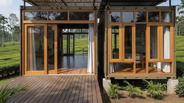 Model Rumah Minimalis Sederhana Dekat Perkebunan