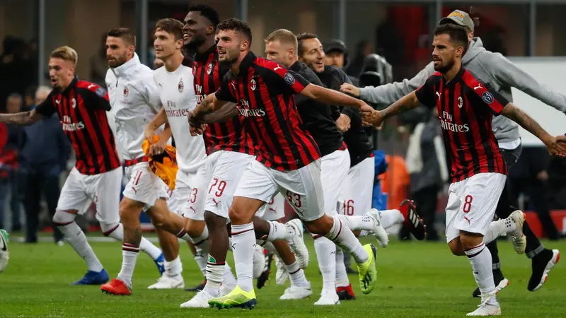 Dramatis, Gol Patrick Cutrone Bawa AC Milan Tekuk AS Roma 2-1