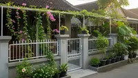7 Model Pagar Rumah Desa Estetik Low Budget yang Cantik, Sederhana, dan Tetap Aman