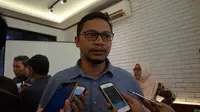 Wakil Ketua Komisi I DPR, Ahmad Hanafi Rasi ditemui di diskusi lelang frekuensi 2.100MHz dan 2.300MHz di Jakarta, Rabu (8/3/2017). (Liputan6.com/Agustin Setyo Wardani)