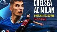 Link Live Streaming Chelsea Vs AC Milan di Vidio, Kamis 6 Oktober 2022. (Sumber : dok. vidio.com)