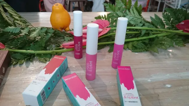 Lip tint dan bush on dalam satu produk makeup