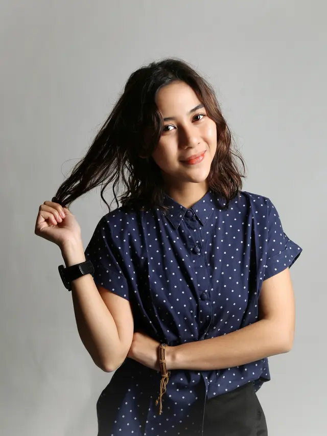 [Fimela] Adinda Thomas Visit Film KKN