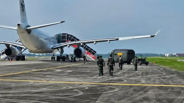 Gerak Cepat TNI Respons Ancaman Bom di Pesawat yang Angkut Jemaah Haji Surabaya