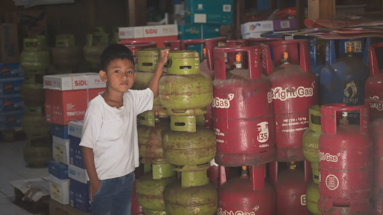 Gas LPG 3kg milik warga
