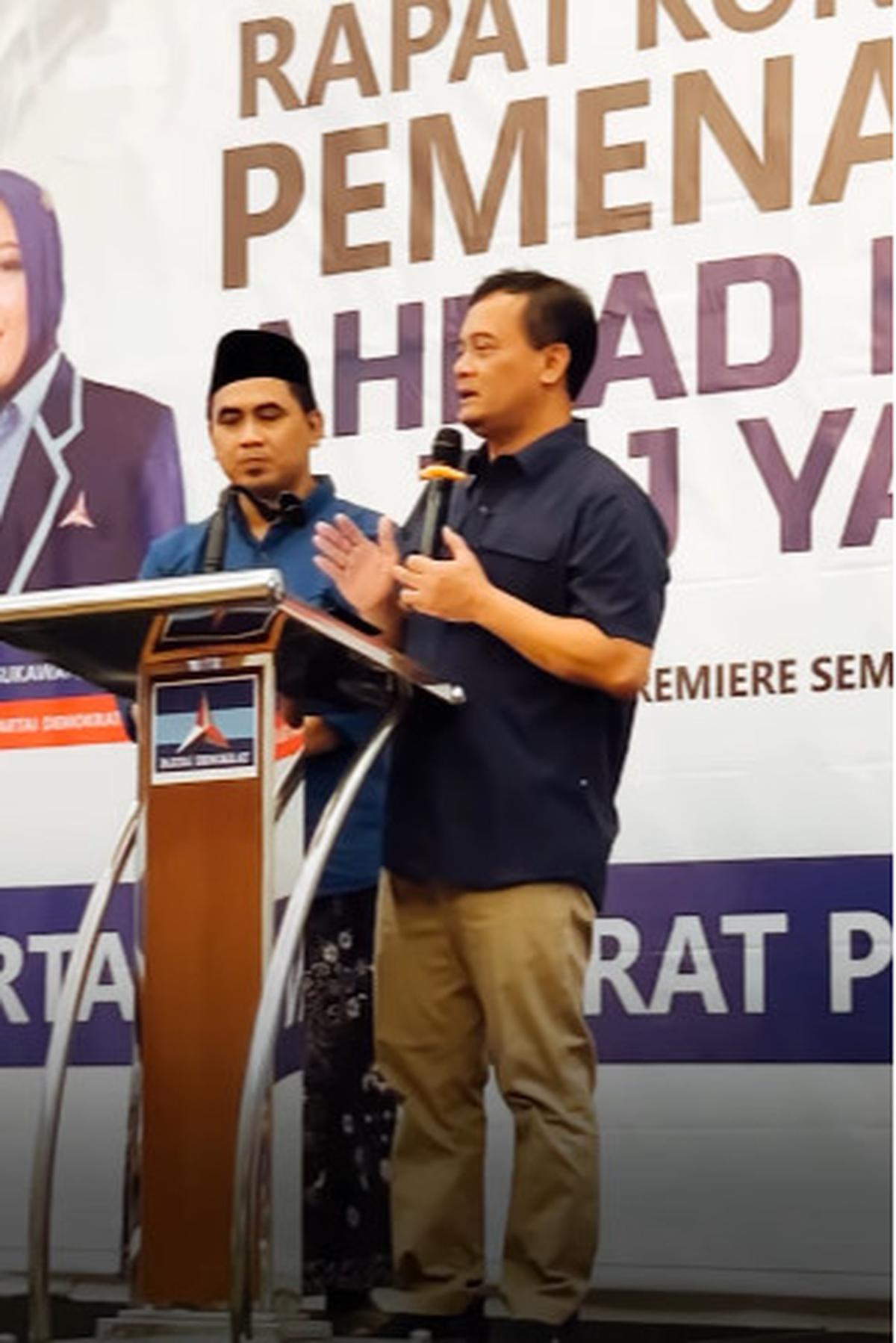 Ahmad Luthfi di Acara Konsolidasi Partai Demokrat