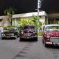 Ratusan mobil klasik Fiat tersebut berasal dari Lampung, Bali, NTT, Makassar, dan beberapa pelosok negeri. (Dian Kurniawan/Liputan6.com)
