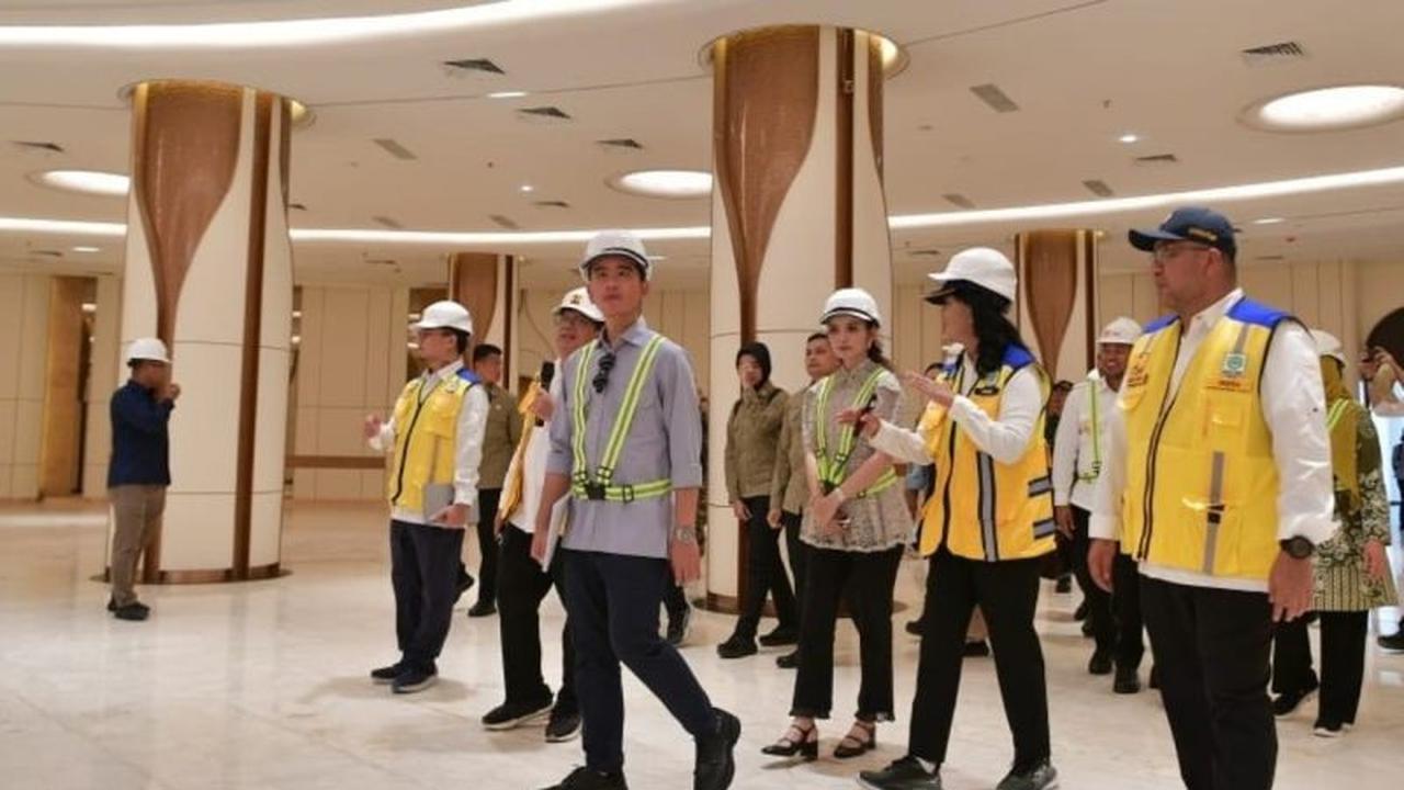 Gibran Pastikan Pembangunan Masjid Negara IKN Capai 98,4 Persen, Siap untuk Idul Fitri 2026