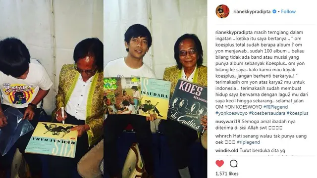 Rian D'Masiv Ungkap Rahasia Yon Koeswoyo Bisa Bikin 100 Album