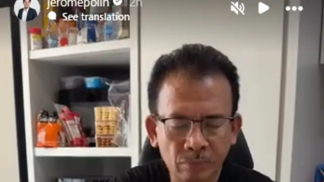 Potret Ayah Jerome ketika Masih Sehat dan Aktif (Instagram jeromepolin)