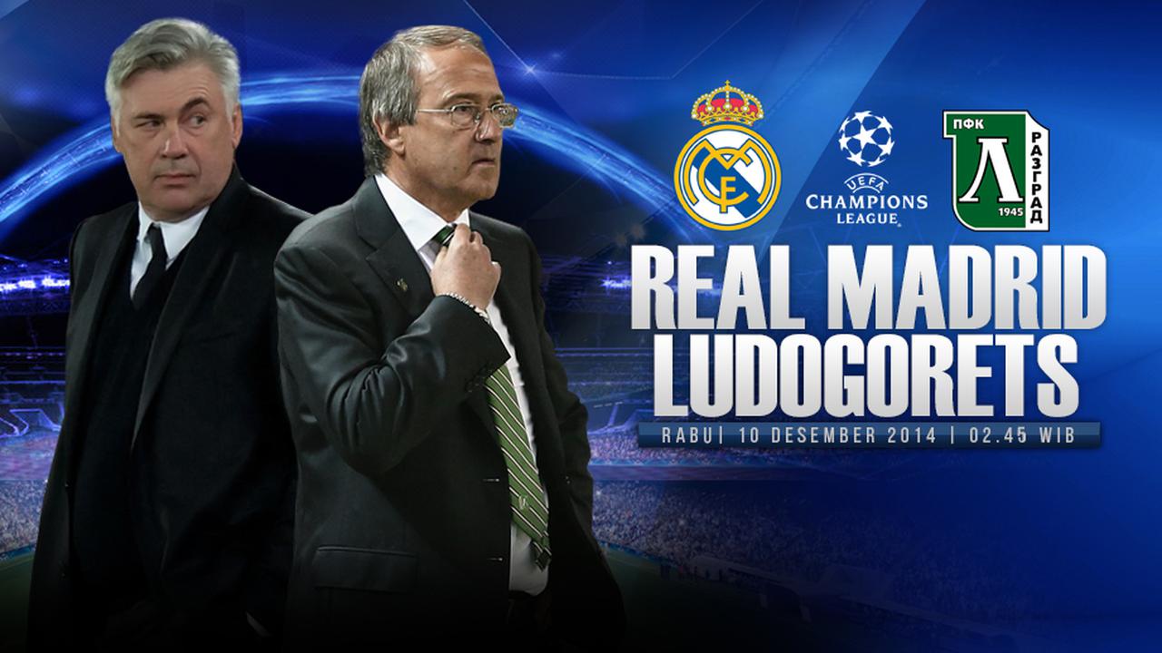 Prediksi Real Madrid Vs Ludogorets