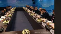 Momen Prabowo Makan Siang Bareng Putin di Vladivoatok Rusia