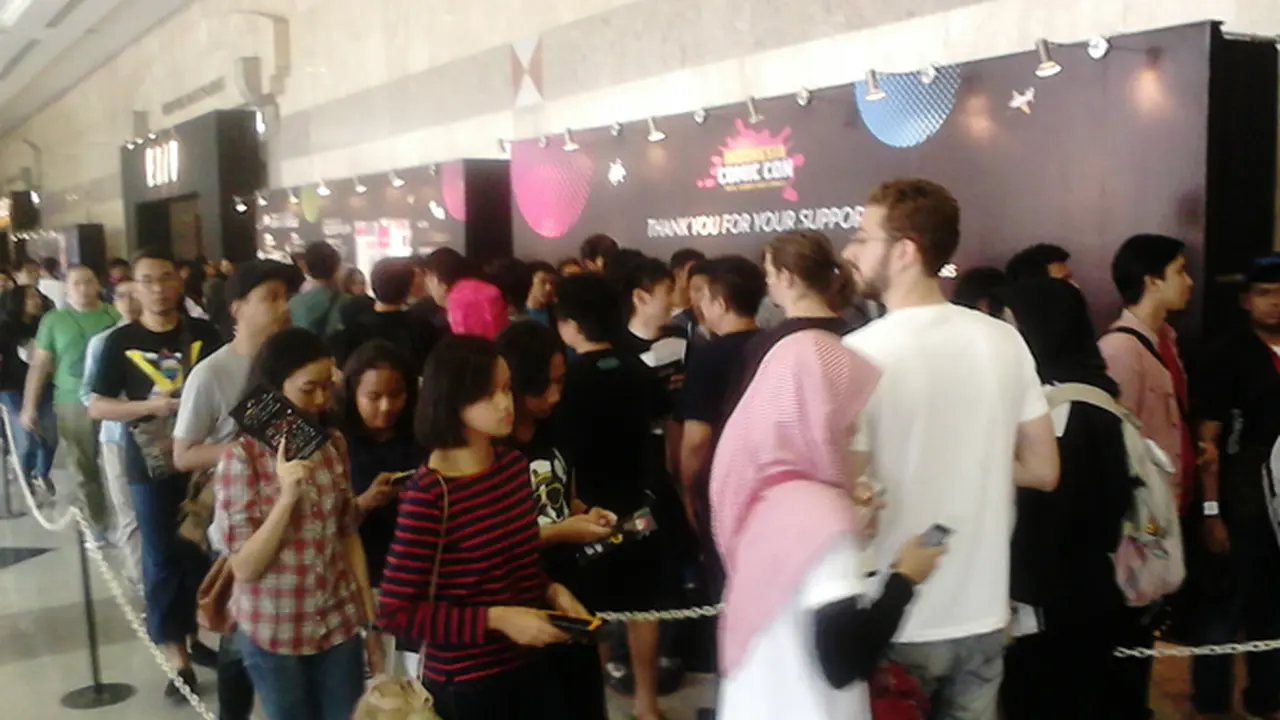 Hari Pertama, Pengunjung Indonesia Comic Con 2015 Membludak