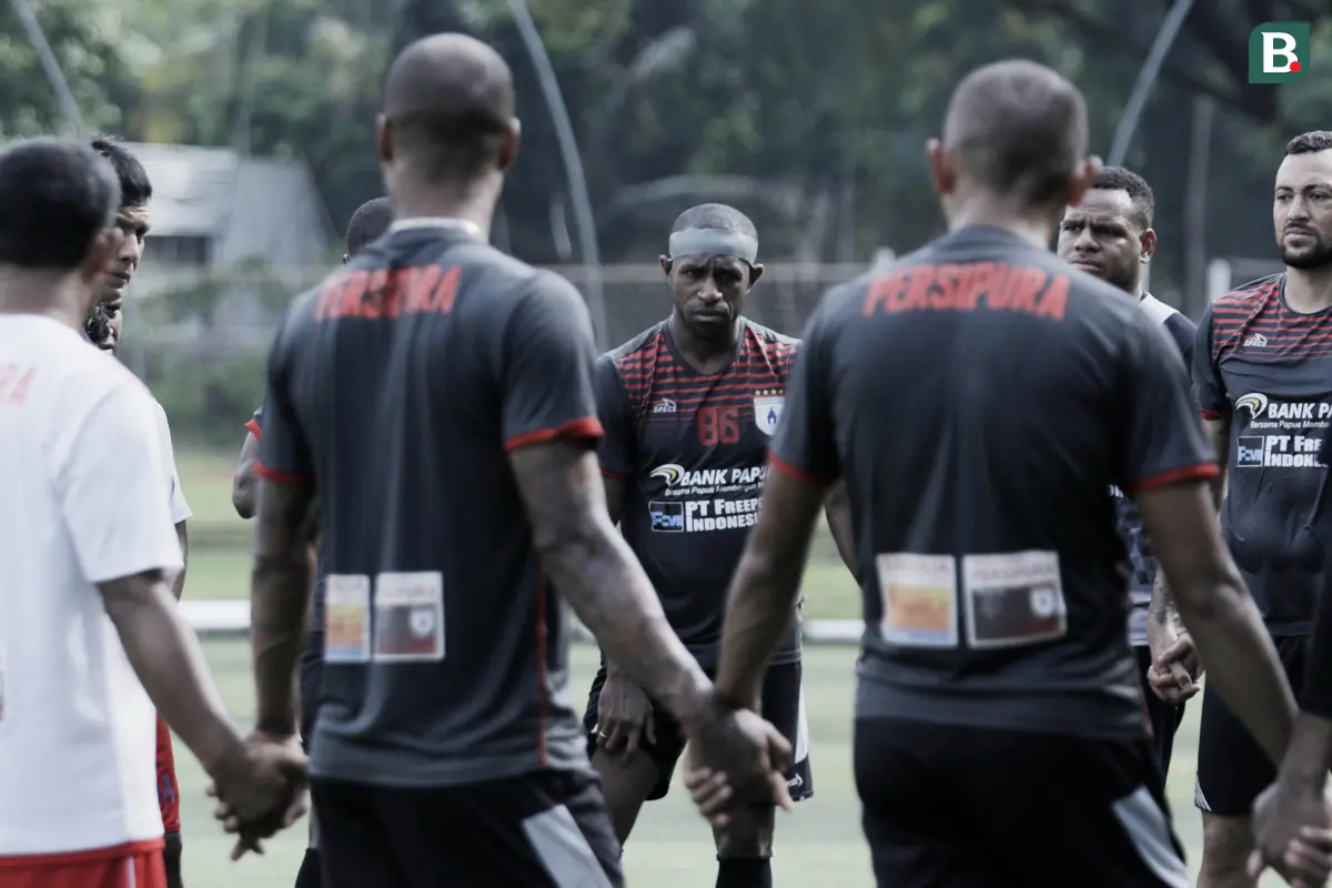 Liga 1 2018: Latihan Persipura Jayapura