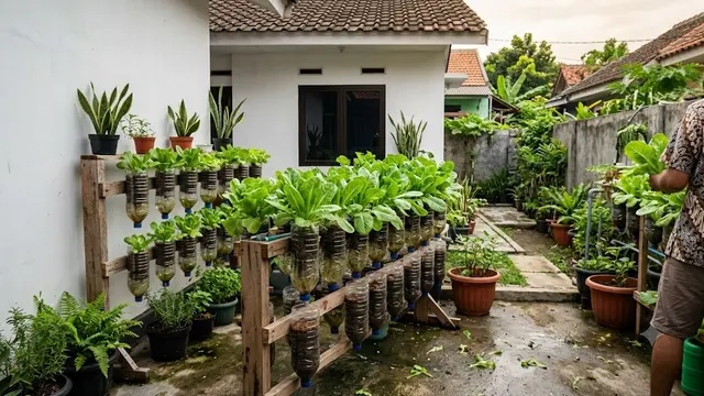 9 Trik Menanam Selada di Botol Air Mineral agar Daunnya Renyah dan Lebat