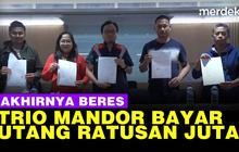 VIDEO: Utang Ratusan Juta Trio Mandor Masjid Sheikh Zayed Lunas, Minta Maaf ke Gibran