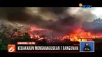 Sejumlah kendaraan roda dua di sekitar lokasi pun ikut terbakar.
