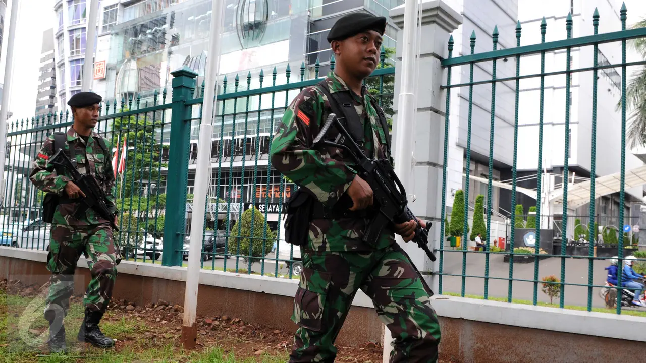20160305- Jelang KTT OKI Kawasan SUGBK Dijaga Ketat Personel TNI-Jakarta-Helmi Afandi