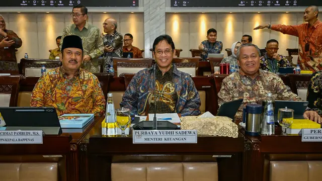 Menteri Keuangan (Menkeu) Purbaya Yudhi Sadewa dalam Rapat Kerja dengan Komisi XI DPR RI, Selasa (10/6/2026). (Istimewa)