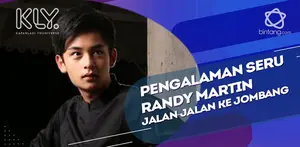 Lihat yuk keseruan Randy Martin saat berpelesir ke Jombang.