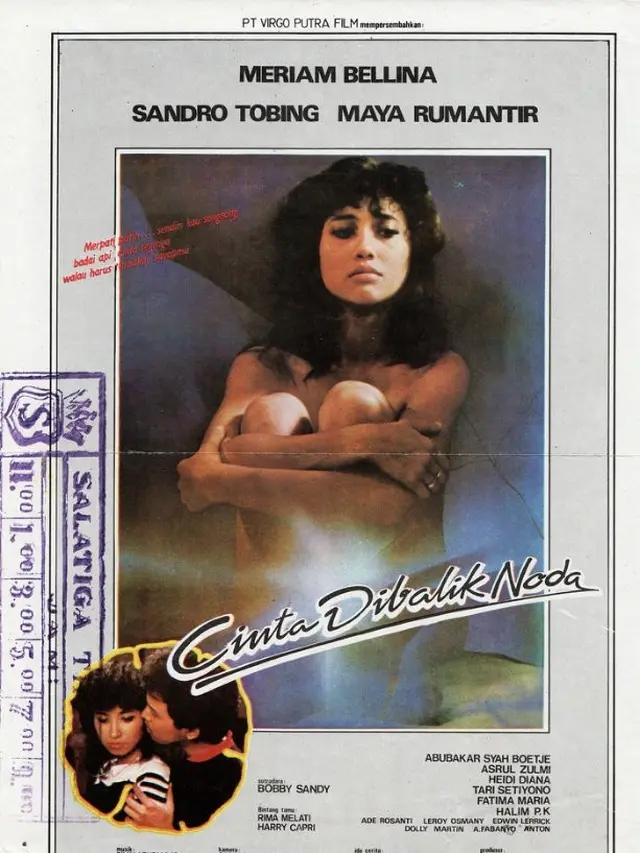 Poster film Cinta di Balik Noda karya sineas Bobby Sandy. (Foto: Dok. Koleksi Pribadi Daniel Irawan)
