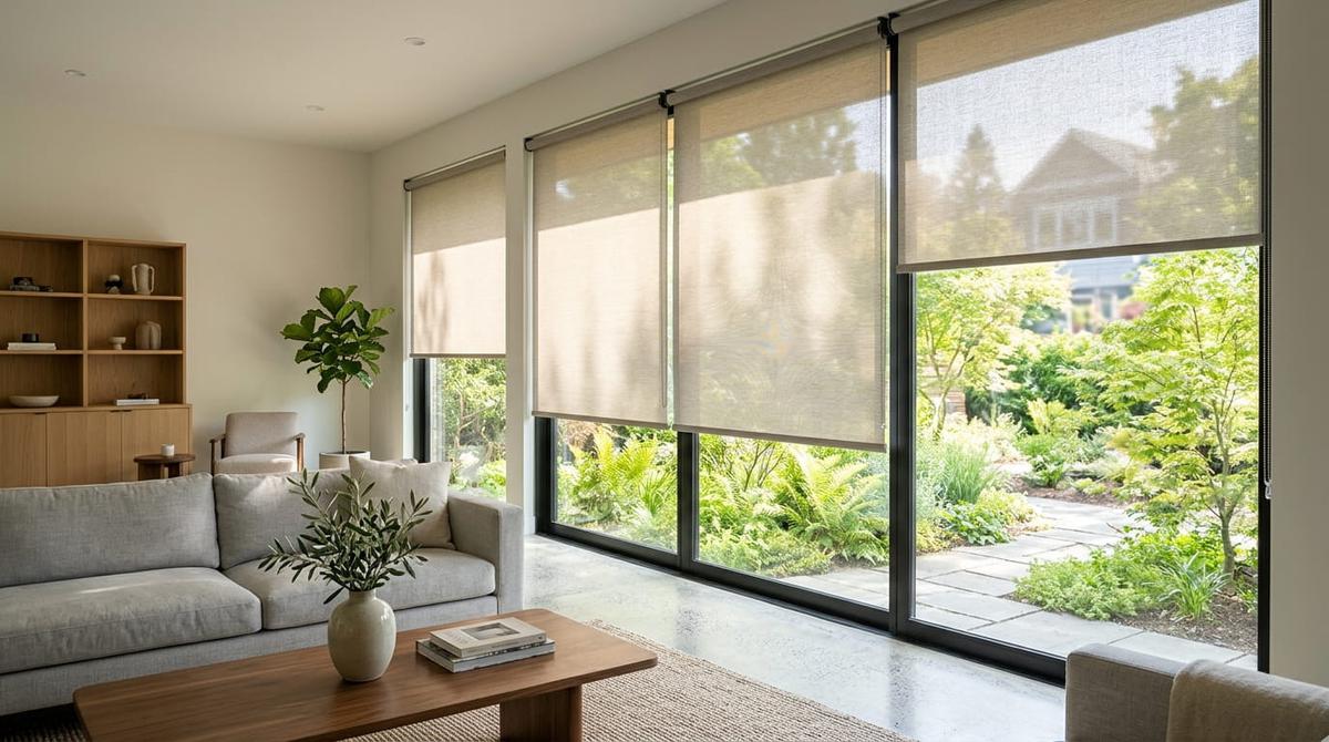 Roller Blinds Tipe Sunscreen (Solar Screen)