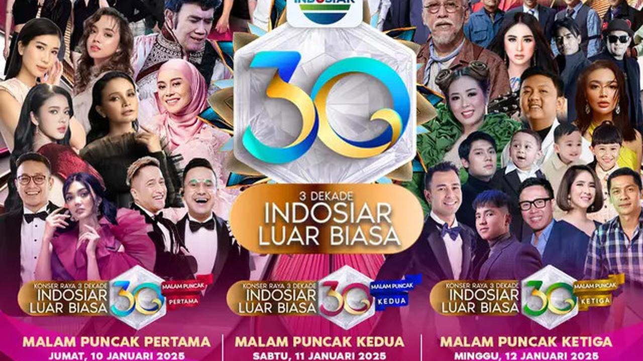 Aksi Jamrud dan Wali Berujung Tampil Bareng, Panaskan Panggung Malam Puncak Ketiga: Konser 3 Dekade Indosiar Luar Biasa