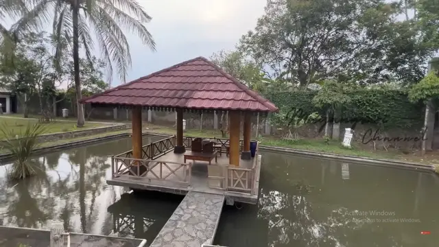Potret Taman Rumah Mayangsari di Purwokerto/Youtube Mayangsari Channel