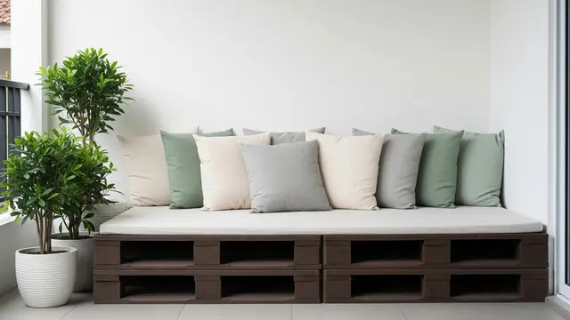 Daybed Minimalis dari Palet Kayu