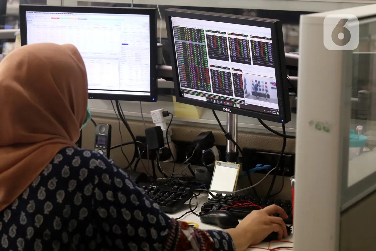 FOTO: Jelang Tutup, Nilai Perdagangan Saham Lebih dari Rp 7,7 Triliun