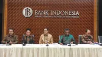 Rapat Dewan Gubernur (RDG) Bank Indonesia (BI) pada Selasa (18/8/2015) memutuskan untuk mempertahankan BI Rate di level 7,5 persen (Foto: Ilyas Nur P/Liputan6.com).