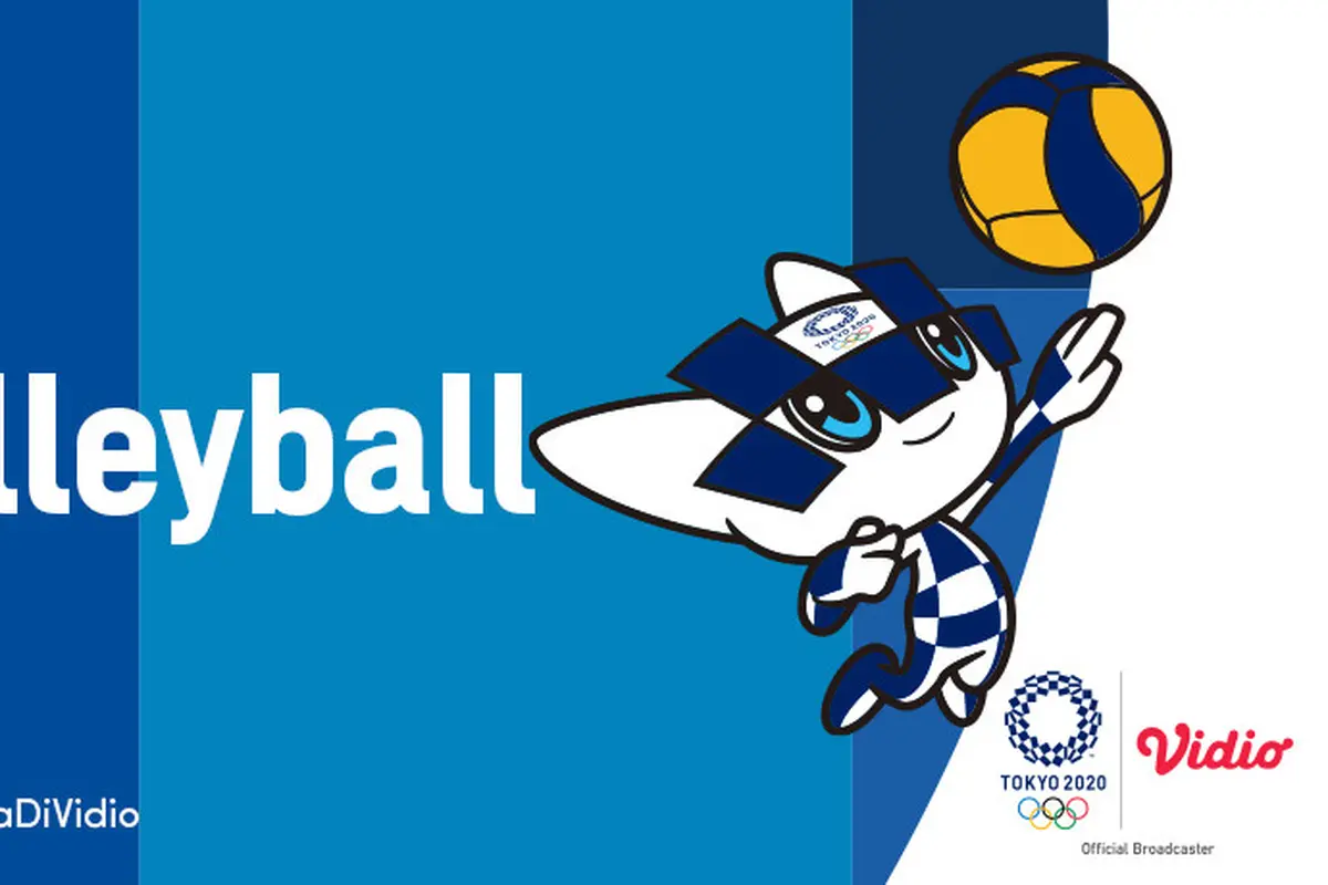 Banner Voli Olimpiade Tokyo 2020. (Foto: Vidio)