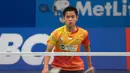 Kekalahan Simon membuat harapan Indonesia untuk memenangi sektor tunggal putra bergantung kepada Wisnu Yuli Prasetyo, Jakarta, Kamis (19/6/2014) (Liputan6.com/Miftahul Hayat)