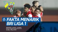 Berita video Time Out kali membahas tentang beragam fakta menarik dari kompetisi BRI Liga 1 2021/2022.