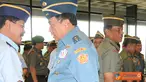 Citizen6, Jakarta: Beberapa pejabat teras Mabes TNI dan Angkatan memberikan ucapan selamat kepada Marsdya TNI Daryatmo atas jabatannya sebagai Kasum TNI yang baru di Mabes TNI Cilangkap, Jakarta Timur. (Pengirim: Badarudin Bakri).