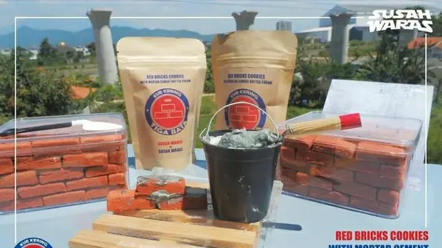 Ide Sajian Lebaran, Kue Kering Berwujud Batu Bata dan Adukan Semen