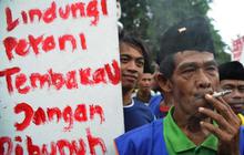 Tukang rokok dukung tembakau 