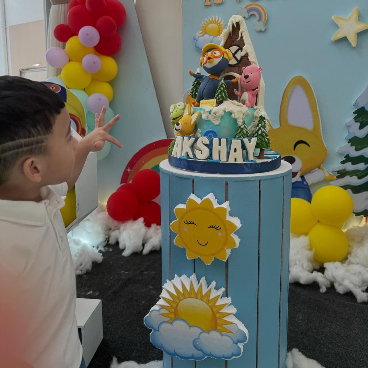 Potret Ulang Tahun Akshay Anak Bungsu Eza Gionino yang ke-2